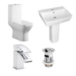 Linea Toilet, Basin & Tap Deal (11341)