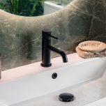 Eliseo Ricci Exclusiv Mono Basin Mixer - Black (12987)