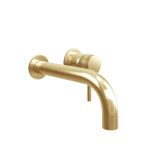 Eliseo Ricci Exclusiv Wall Mounted Basin Mixer - Brushed Brass (13000)