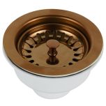 Ellsi Basket Strainer without Overflow - Copper (13467)