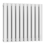 Reina Neva Horizontal Double Designer Radiator 550 x 590mm - White