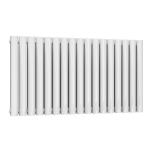 Reina Neva Horizontal Double Designer Radiator 550 x 1003mm - White