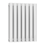 Reina Neva Horizontal Double Designer Radiator 550 x 413mm - White