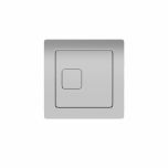 Square Dual Flush Plate - Chrome (13417)