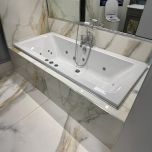 Solarna 1700 x 700mm Double Ended Bath with Whirlpool System A (11098)