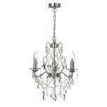 Forum Waterford WF-31449-CHR Annalee 3 Light Ceiling Chandelier - Chrome (5717)